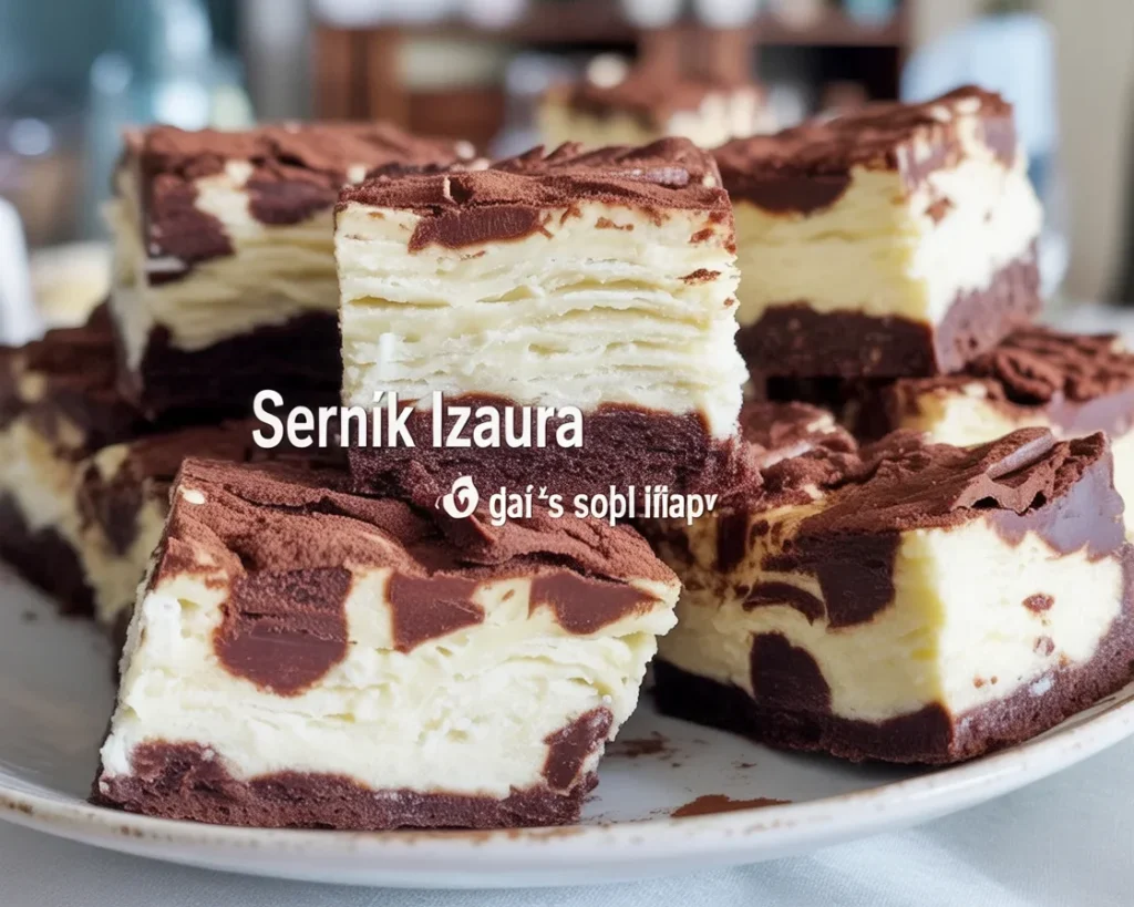 Sernik Izaura - tradycyjny polski deser inspirowany telenowelą Niewolnica Isaura.