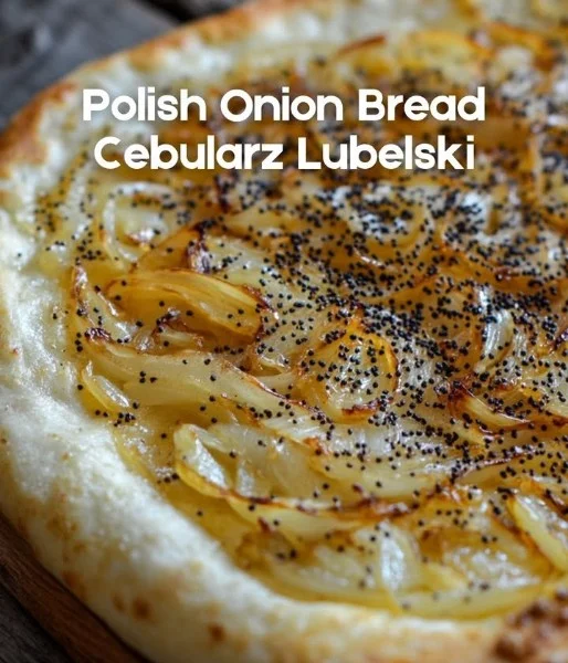 Złoty polski cebularz - tradycyjne wypieki z cebulą i przyprawami